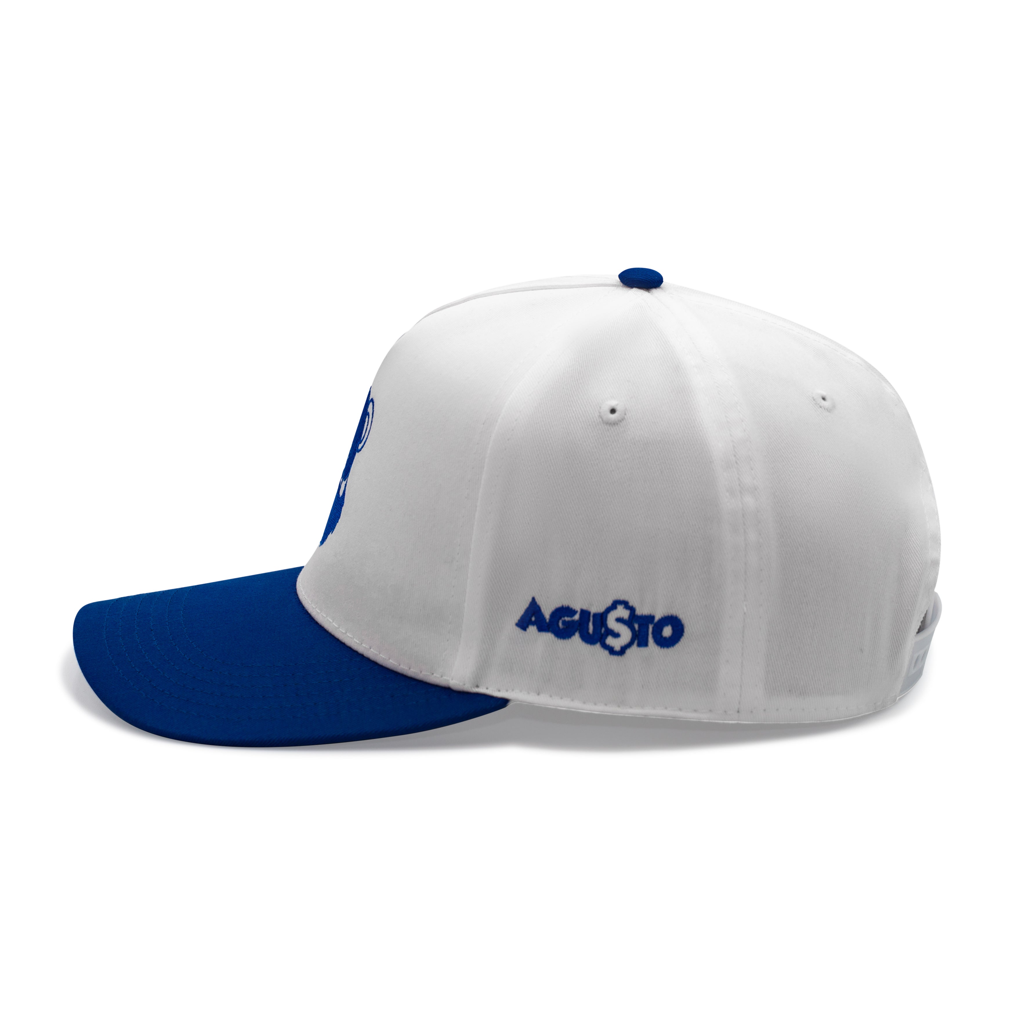 White and Blue AGUSTO Hat