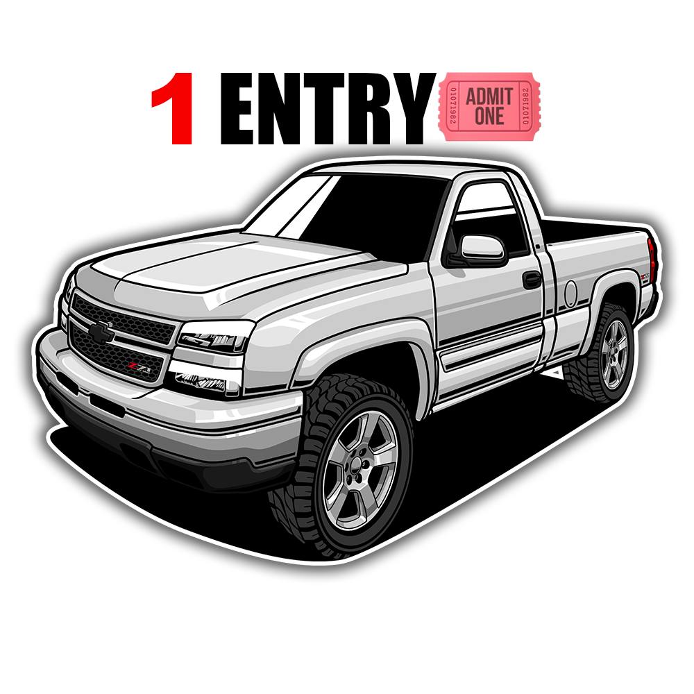 White Z71 Sticker