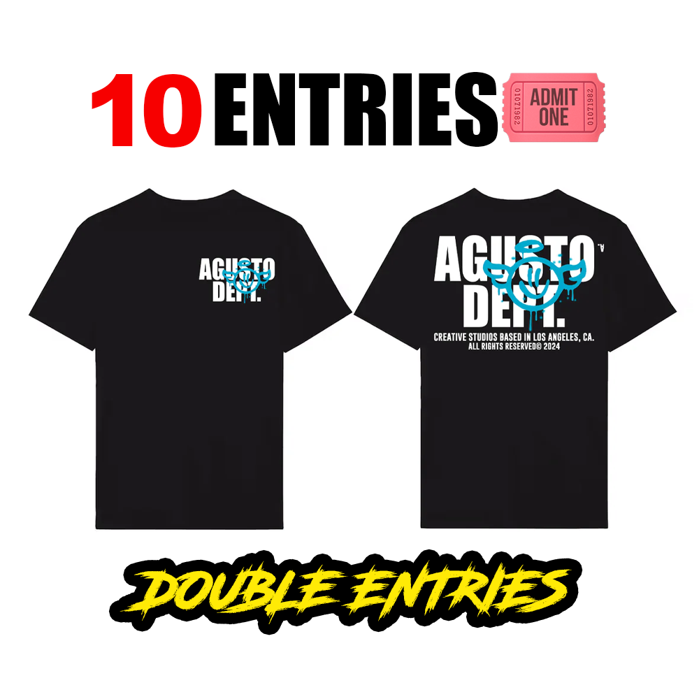 AGUSTO DEPT BLACK OVERSIZED T SHIRT