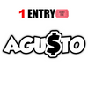 AGU$TO BRAND DECAL BLACK