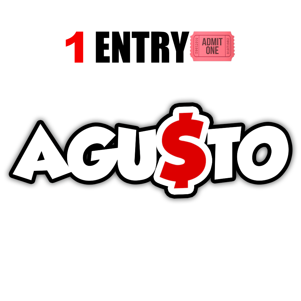 AGU$TO BRAND DECAL RED